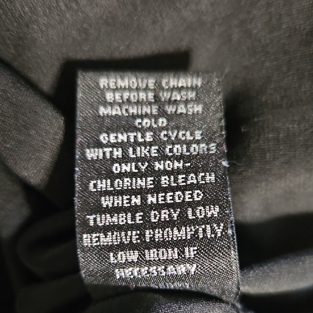 Chic Black Lace-Up Women's Blouse - Picture 7 of 8